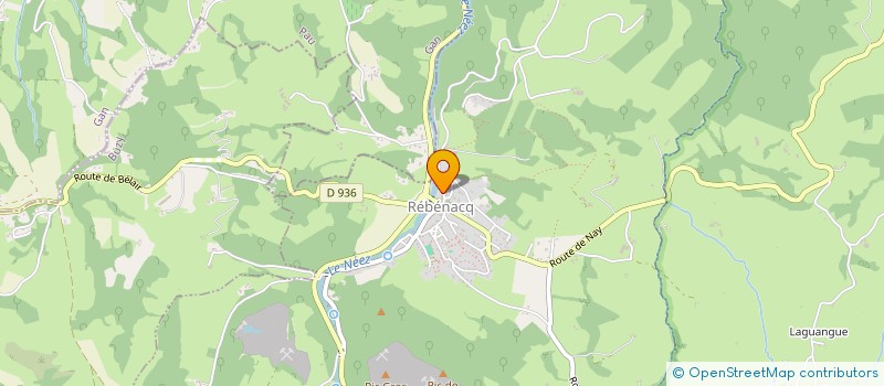 localisation de l'entreprise SECRETS DE GUIDE  REBENACQ