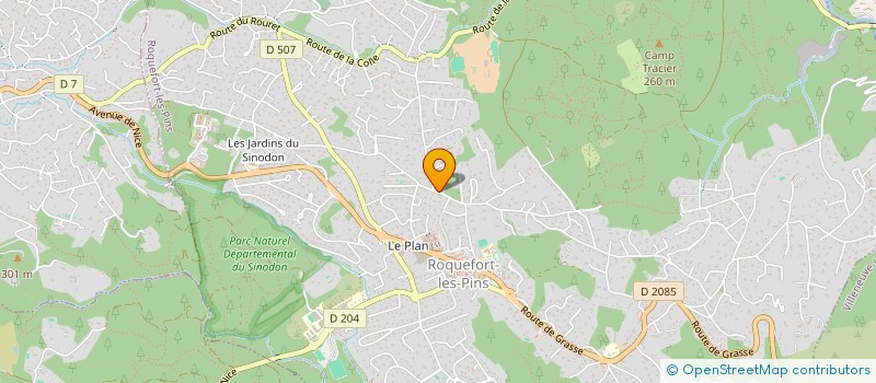 localisation de l'entreprise SECRETS DE PROVENCE à ROQUEFORT-LES-PINS