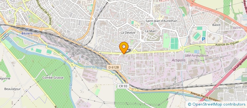 localisation de l'entreprise SECRETS DU PRIMEUR  BEZIERS
