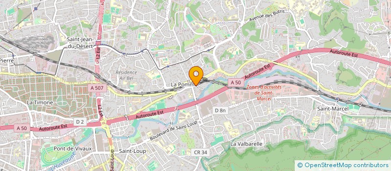 localisation de l'entreprise SECRETS POUR PL'HAIR à MARSEILLE