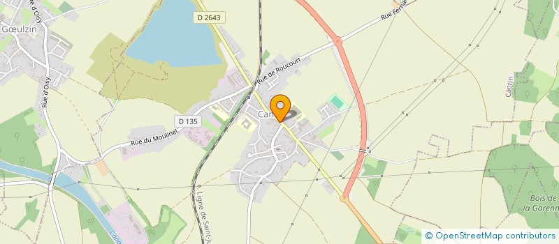 localisation de l'entreprise SECT ANC COMBAT PRISON GUERR CATM CANTIN  CANTIN