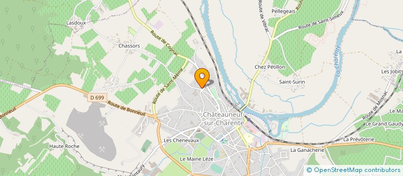 localisation de l'entreprise SECT EDUC PHYSI GYMNA VOLONT CHATEAUNEUF à CHATEAUNEUF-SUR-CHARENTE