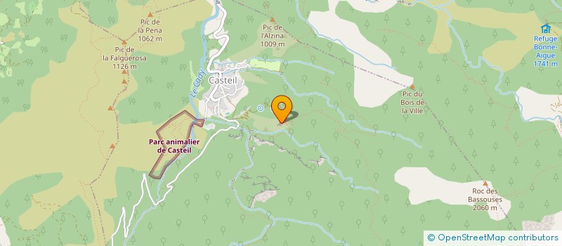 localisation de l'entreprise SECT LOC ASSOC COMMUNAUTE DES BEATITUDES  CASTEIL