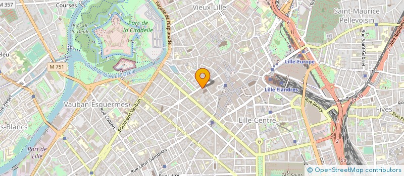 localisation de l'entreprise SECT REGION PETIT MOYEN ENTREP à LILLE