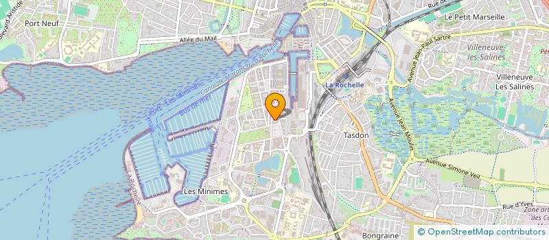 localisation de l'entreprise SECTEUR BLANC à LA ROCHELLE