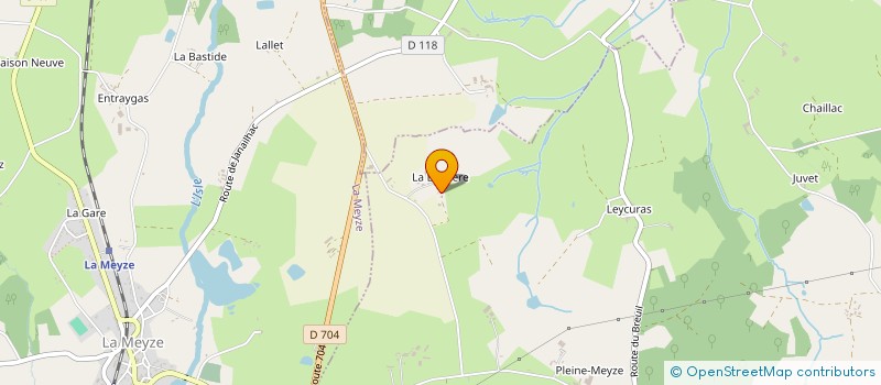 localisation de l'entreprise SECTEUR BOIS à LA ROCHE-L'ABEILLE