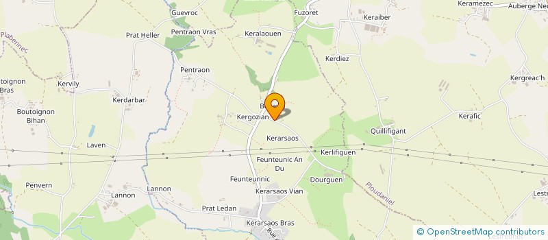 localisation de l'entreprise SECTEUR BOIS VB  PLOUEDERN