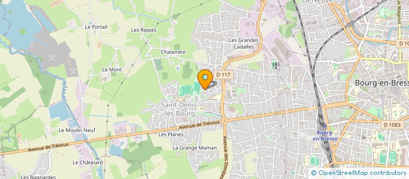 localisation de l'entreprise SECTEUR BOULISTE BRESSAN N° 4 à SAINT-DENIS-LES-BOURG