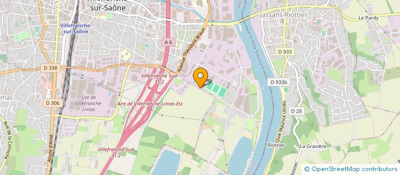 localisation de l'entreprise SECTEUR BOULISTE CALADOIS PIERRES DOREES à VILLEFRANCHE-SUR-SAONE