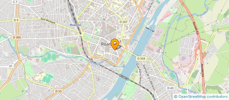 localisation de l'entreprise SECTEUR BOULISTE UFOLEP DU ROANNAIS  ROANNE