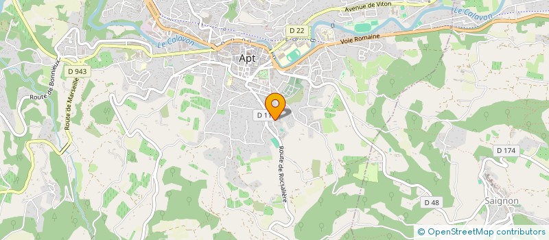 localisation de l'entreprise SECTEUR DU PAYS D'APT DE L'UNION NATIONALE DU PERSONNEL EN RETRAITE DE LA GENDARMERIE - UNION DEPARTEMENTALE DE VAUCLUSE à APT