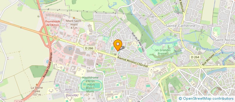 localisation de l'entreprise SECTEUR FEDERAL ARRAS 4 à ARRAS