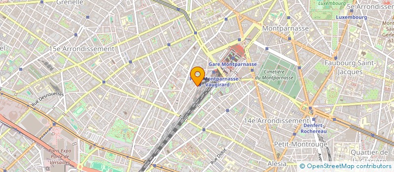 localisation de l'entreprise SECTEUR FEDERAL CGT DES CHEMINOTS DE PARIS RIVE GAUCHE  PARIS