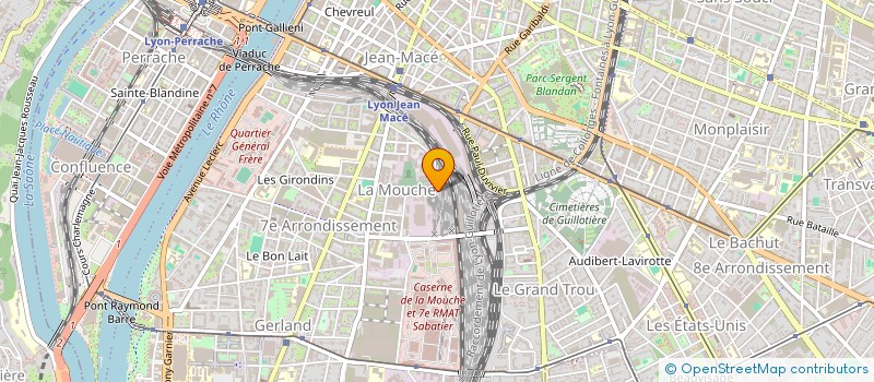 localisation de l'entreprise SECTEUR FEDERAL CHEMINOTS CGT LYON  LYON