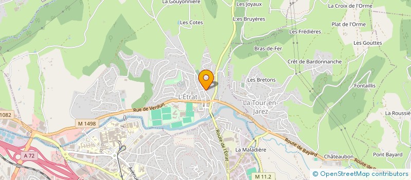 localisation de l'entreprise SECTEUR G V DE L'ETRAT  L'ETRAT