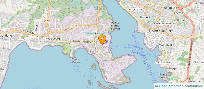 localisation de l'entreprise SECTEUR INDUST TRAITEMENT ANTI CORROSION à BAIE-MAHAULT