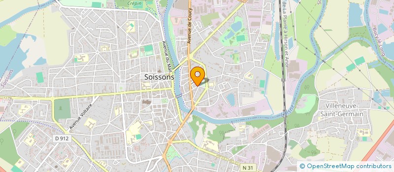 localisation de l'entreprise SECTEUR INTERPAROISSIAL DE SOISSONS à SOISSONS