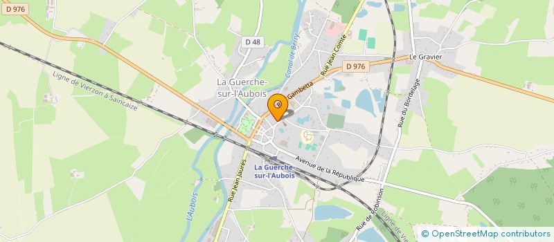 localisation de l'entreprise SECTEUR PAROISSIAL DE LA GUERCHE à LA GUERCHE-SUR-L'AUBOIS