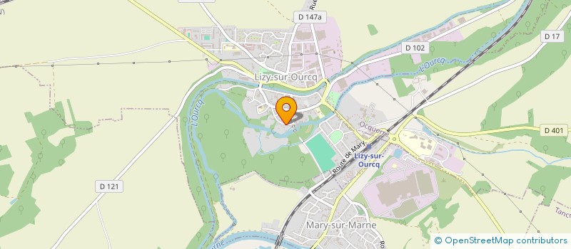 localisation de l'entreprise SECTEUR PAROISSIAL DE LIZY SUR OURCQ    CROUY SUR OURCQ  LIZY-SUR-OURCQ