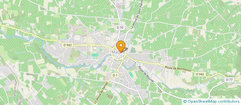 localisation de l'entreprise SECTEUR PAROISSIAL DE MAZAN  MAZAN