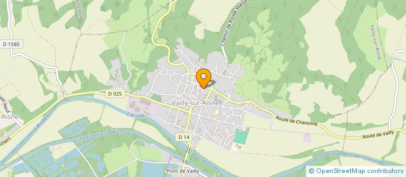 localisation de l'entreprise SECTEUR PAROISSIAL DE VAILLY S AISNE à VAILLY-SUR-AISNE