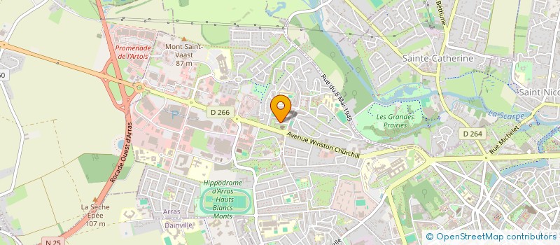 localisation de l'entreprise SECTEUR PASTORAL ARRAS OUEST à ARRAS
