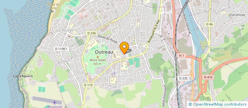 localisation de l'entreprise SECTEUR PASTORAL BOULOGNE OUEST  OUTREAU