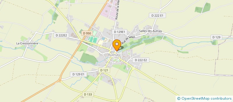 localisation de l'entreprise SECTEUR PASTORAL CANTON D AULNAY  AULNAY