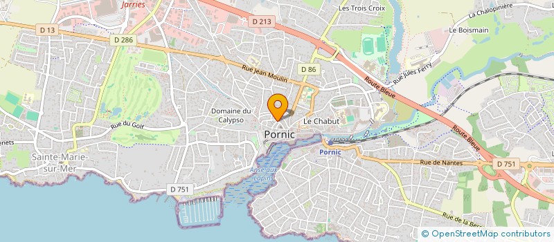 localisation de l'entreprise SECTEUR PASTORAL COTE DE JADE  PORNIC