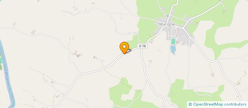 localisation de l'entreprise SECTEUR PASTORAL DE CHATEAUNEUF  LES HAUTS-D'ANJOU