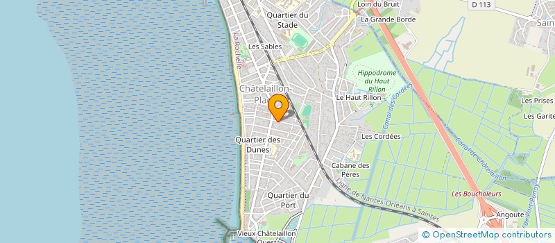 localisation de l'entreprise SECTEUR PASTORAL DE CHATELAILLON SALLES SUR MER à CHATELAILLON-PLAGE