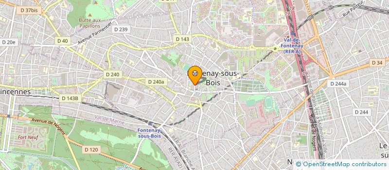 localisation de l'entreprise SECTEUR PASTORAL DE FONTENAY à FONTENAY-SOUS-BOIS