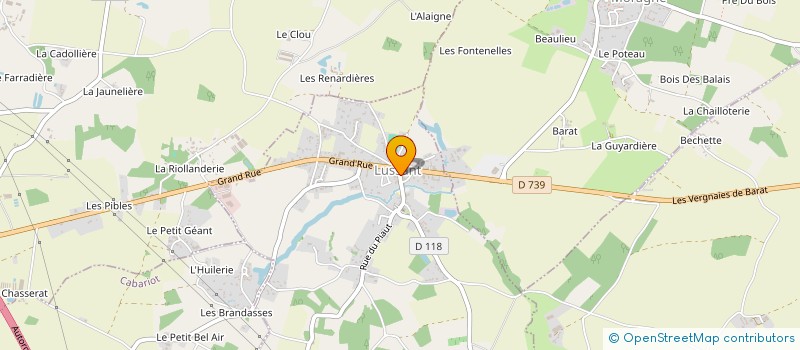 localisation de l'entreprise SECTEUR PASTORAL DE TONNAY CHARENTE LUSSANT  TONNAY-CHARENTE