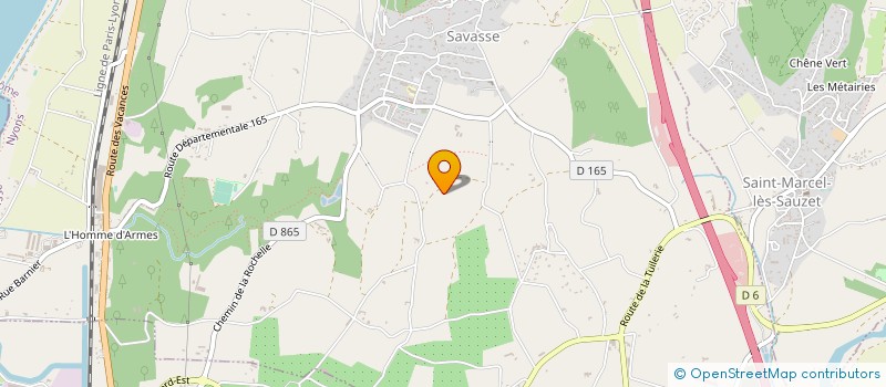 localisation de l'entreprise SECTEUR PASTORALE PLAINE MONTELIMAR  MARSANNE