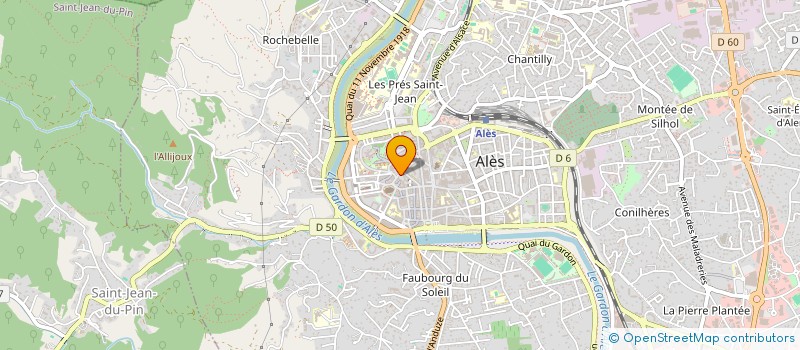 localisation de l'entreprise SECTEUR PETANQUE D ALES à ALES