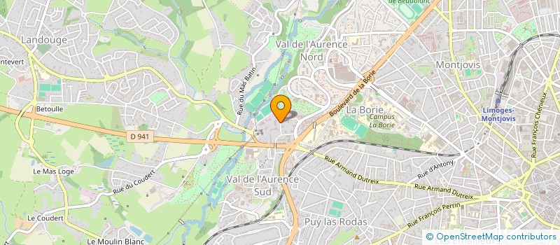 localisation de l'entreprise SECTEUR SPORTIF DES SOURDS DE LIMOGES à LIMOGES
