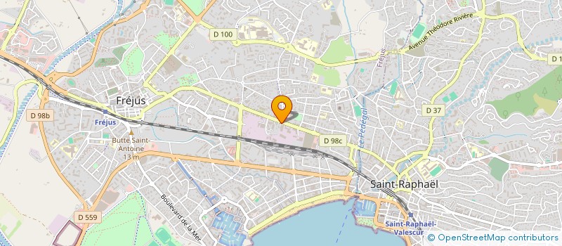 localisation de l'entreprise SECTEUR SUD SARL à FREJUS
