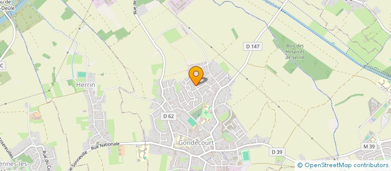 localisation de l'entreprise SECTIO-PRO à GONDECOURT