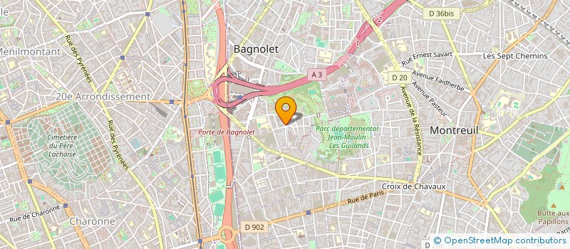 localisation de l'entreprise SECTION à BAGNOLET