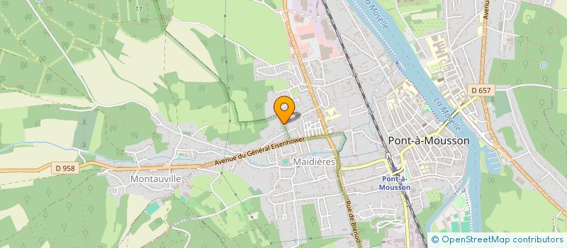 localisation de l'entreprise SECTION A.M.C.V.G. COMMUNE DE MONTAUVILLE  MONTAUVILLE