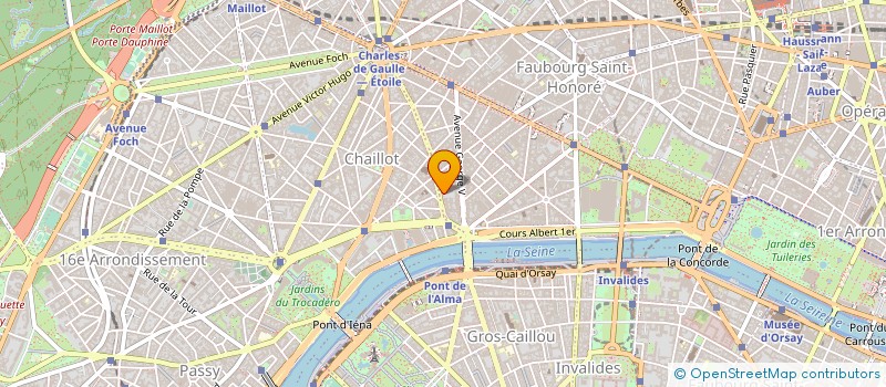 localisation de l'entreprise SECTION AGRICOLE DE LA DELEGATION PERMANENTE D ESPAGNE AUPRES DE L OCDE à PARIS