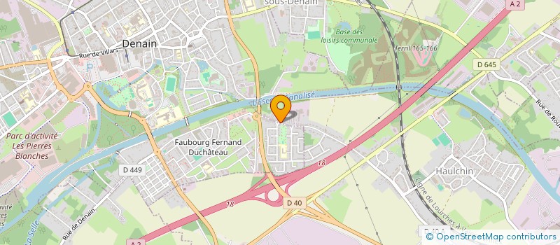 localisation de l'entreprise SECTION AIKIJUJUTSU GOSHINDO ANTIQUE (SAGA)  HAULCHIN