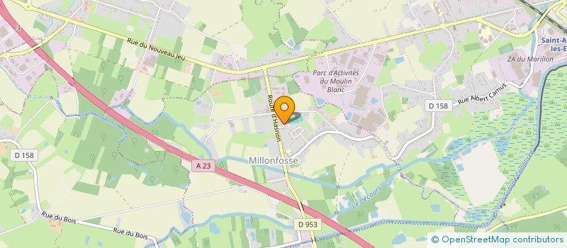 localisation de l'entreprise SECTION ANC PRISONNIERS GUERRE à HASNON