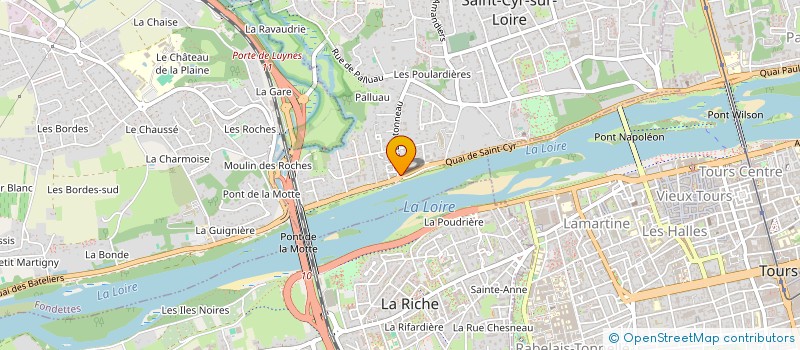 localisation de l'entreprise SECTION ANCIENS COMBAT PRISON GUERRE  SAINT-CYR-SUR-LOIRE