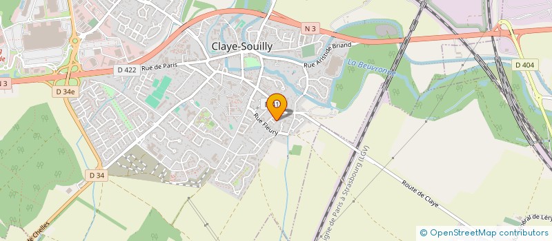 localisation de l'entreprise SECTION BADMINTON DE CLAY SOUILLY à CLAYE-SOUILLY
