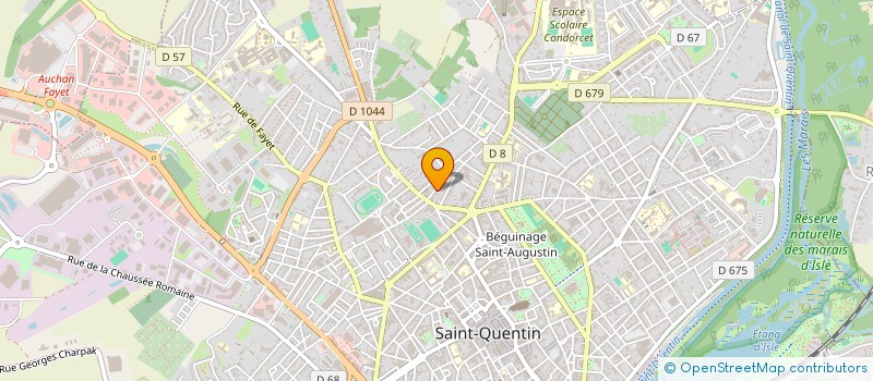 localisation de l'entreprise SECTION BIBLIOTHEQUE ESPOIR DE GRICOURT à SAINT-QUENTIN