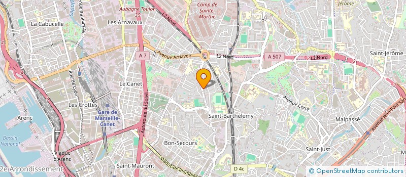 localisation de l'entreprise SECTION CLCV FONT- VERT ET ENVIRONS à MARSEILLE