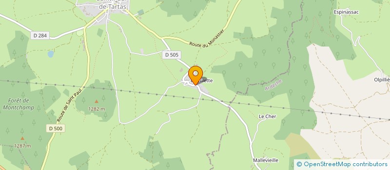 localisation de l'entreprise SECTION COMMUNE DE ST PAUL DE TARTAS  SAINT-PAUL-DE-TARTAS