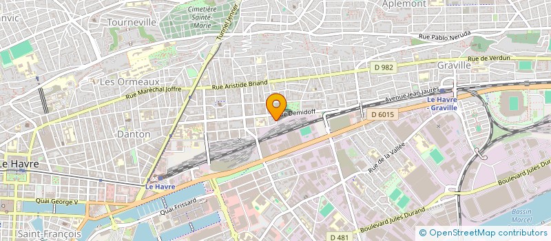 localisation de l'entreprise SECTION COSKAS FRANCE (COMITE D'ORGANISATION AU SERVICE DE KHALIFA ABABACAR SY)  LE HAVRE