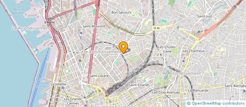 localisation de l'entreprise SECTION CSF BELLE DE MAI ET ENVIRONS à MARSEILLE